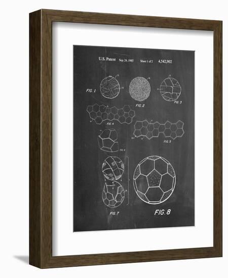 Soccer Ball Patent, How To Make-null-Framed Art Print