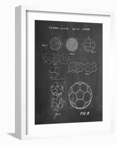 Soccer Ball Patent, How To Make-null-Framed Art Print