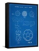 Soccer Ball Patent-null-Framed Stretched Canvas