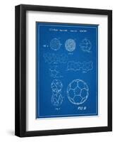 Soccer Ball Patent-null-Framed Art Print