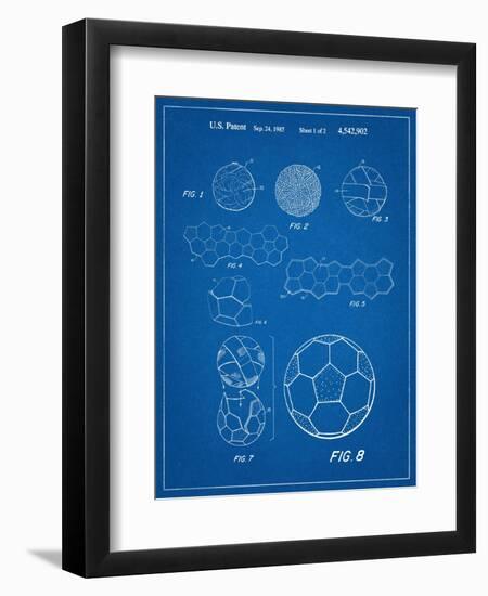 Soccer Ball Patent-null-Framed Art Print