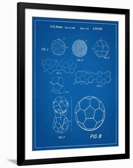 Soccer Ball Patent-null-Framed Art Print