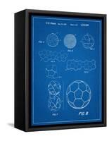 Soccer Ball Patent-null-Framed Stretched Canvas