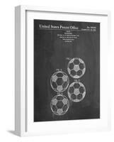 Soccer Ball Patent-null-Framed Art Print