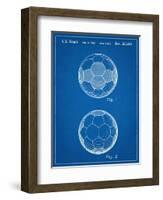 Soccer Ball Patent-null-Framed Art Print