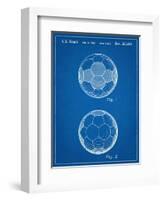 Soccer Ball Patent-null-Framed Art Print