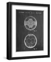 Soccer Ball Patent-null-Framed Art Print