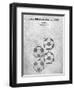 Soccer Ball Patent-Cole Borders-Framed Art Print