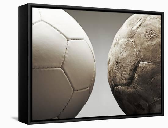 Soccer ball-Paul Taylor-Framed Stretched Canvas