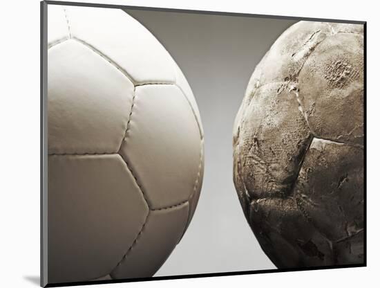 Soccer ball-Paul Taylor-Mounted Photographic Print