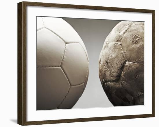 Soccer ball-Paul Taylor-Framed Photographic Print