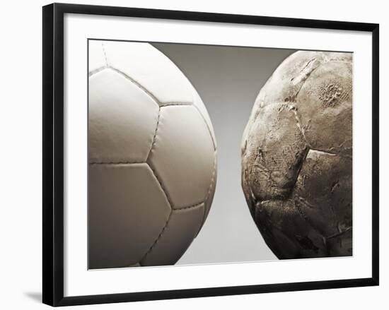 Soccer ball-Paul Taylor-Framed Photographic Print