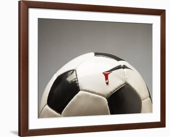 Soccer ball-Paul Taylor-Framed Photographic Print