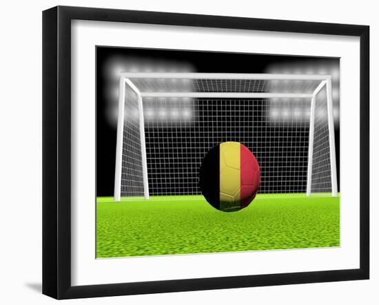 Soccer Belgium-koufax73-Framed Art Print