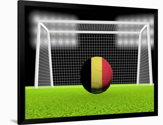 Soccer Belgium-koufax73-Framed Art Print