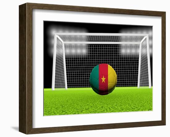 Soccer Cameroon-koufax73-Framed Art Print