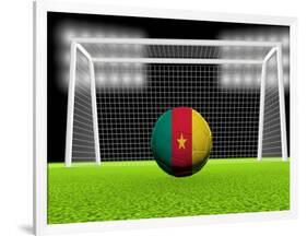 Soccer Cameroon-koufax73-Framed Art Print