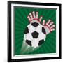 Soccer Club Design-Jemastock-Framed Art Print