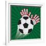 Soccer Club Design-Jemastock-Framed Art Print