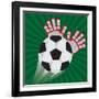 Soccer Club Design-Jemastock-Framed Art Print