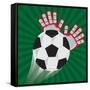 Soccer Club Design-Jemastock-Framed Stretched Canvas