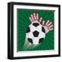 Soccer Club Design-Jemastock-Framed Art Print