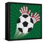 Soccer Club Design-Jemastock-Framed Stretched Canvas