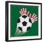 Soccer Club Design-Jemastock-Framed Art Print