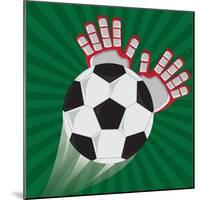 Soccer Club Design-Jemastock-Mounted Art Print