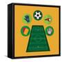 Soccer Club Design-Jemastock-Framed Stretched Canvas