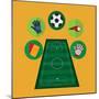 Soccer Club Design-Jemastock-Mounted Art Print