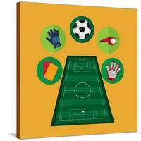 Soccer Club Design-Jemastock-Stretched Canvas