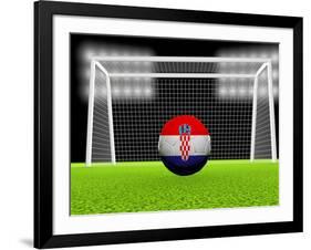 Soccer Croatia-koufax73-Framed Art Print