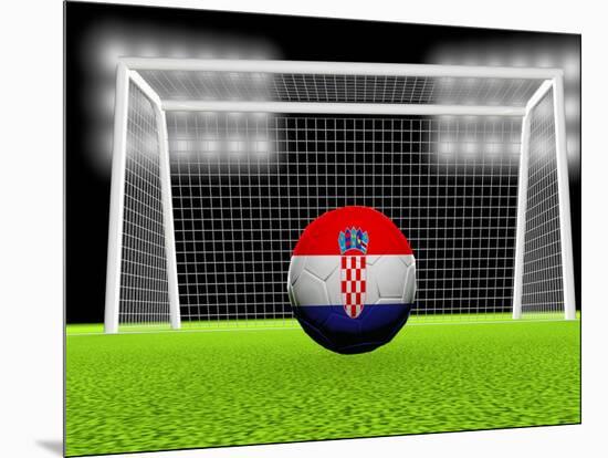 Soccer Croatia-koufax73-Mounted Art Print