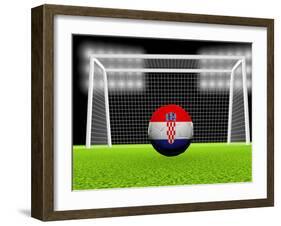 Soccer Croatia-koufax73-Framed Art Print