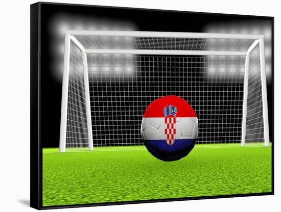 Soccer Croatia-koufax73-Framed Stretched Canvas