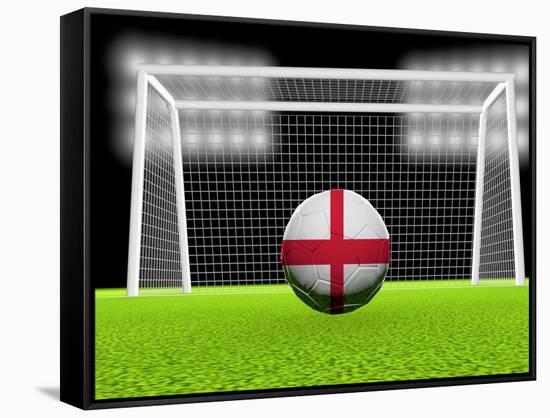 Soccer England-koufax73-Framed Stretched Canvas