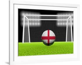 Soccer England-koufax73-Framed Art Print