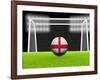 Soccer England-koufax73-Framed Art Print