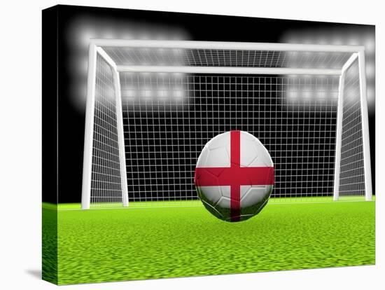 Soccer England-koufax73-Stretched Canvas