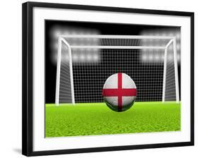 Soccer England-koufax73-Framed Art Print