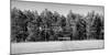 Soccer field in the countryside, Baden Wuerttemberg, Germany-Panoramic Images-Mounted Photographic Print