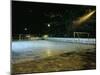 Soccer field Lit Up at Night, Rio de Janeiro, Brazil-null-Mounted Premium Photographic Print