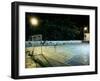 Soccer field Lit Up at Night, Rio de Janeiro, Brazil-null-Framed Premium Photographic Print