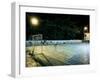 Soccer field Lit Up at Night, Rio de Janeiro, Brazil-null-Framed Premium Photographic Print