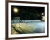 Soccer field Lit Up at Night, Rio de Janeiro, Brazil-null-Framed Photographic Print