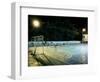 Soccer field Lit Up at Night, Rio de Janeiro, Brazil-null-Framed Photographic Print