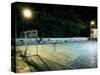 Soccer field Lit Up at Night, Rio de Janeiro, Brazil-null-Stretched Canvas