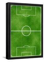 Soccer Field Sports Poster Print-null-Framed Poster