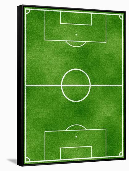 Soccer Field Sports Poster Print-null-Framed Stretched Canvas